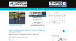 Desktop Screenshot of cowichanwatershedboard.ca
