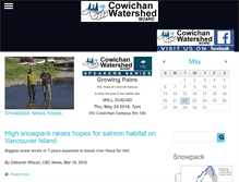 Tablet Screenshot of cowichanwatershedboard.ca